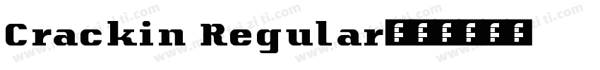 Crackin Regular字体转换